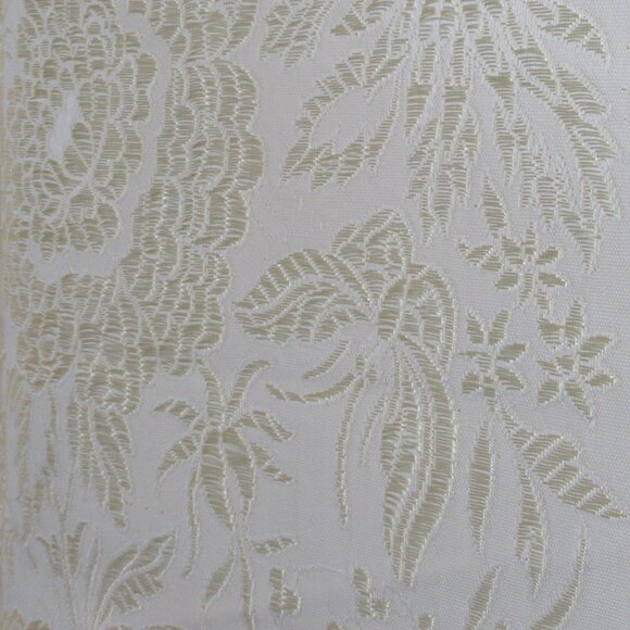 Champagne Cotton & Silk Tablecloth, Decorative, New/Vintage, - Picture 3 of 14